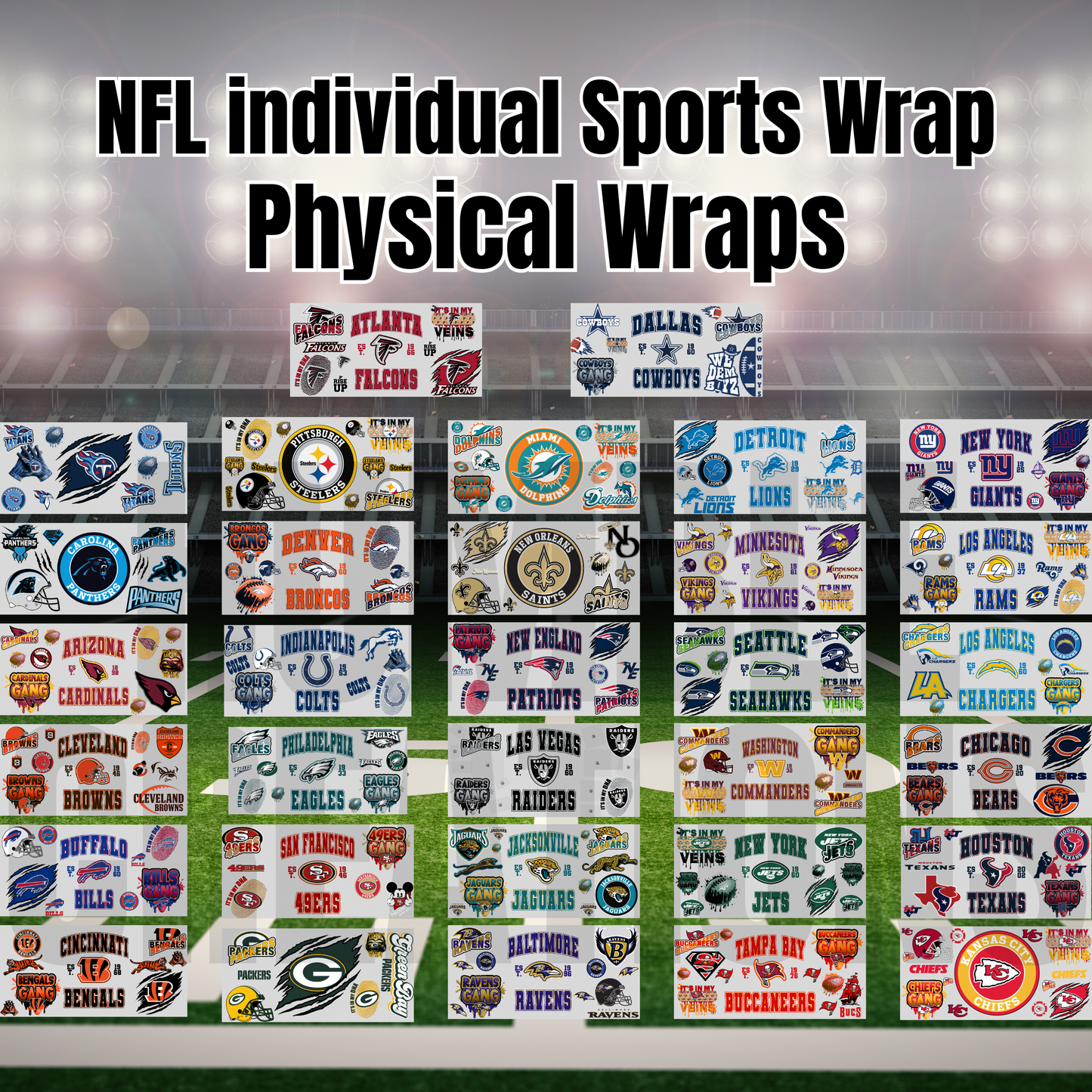 Physical NFL WRAPS