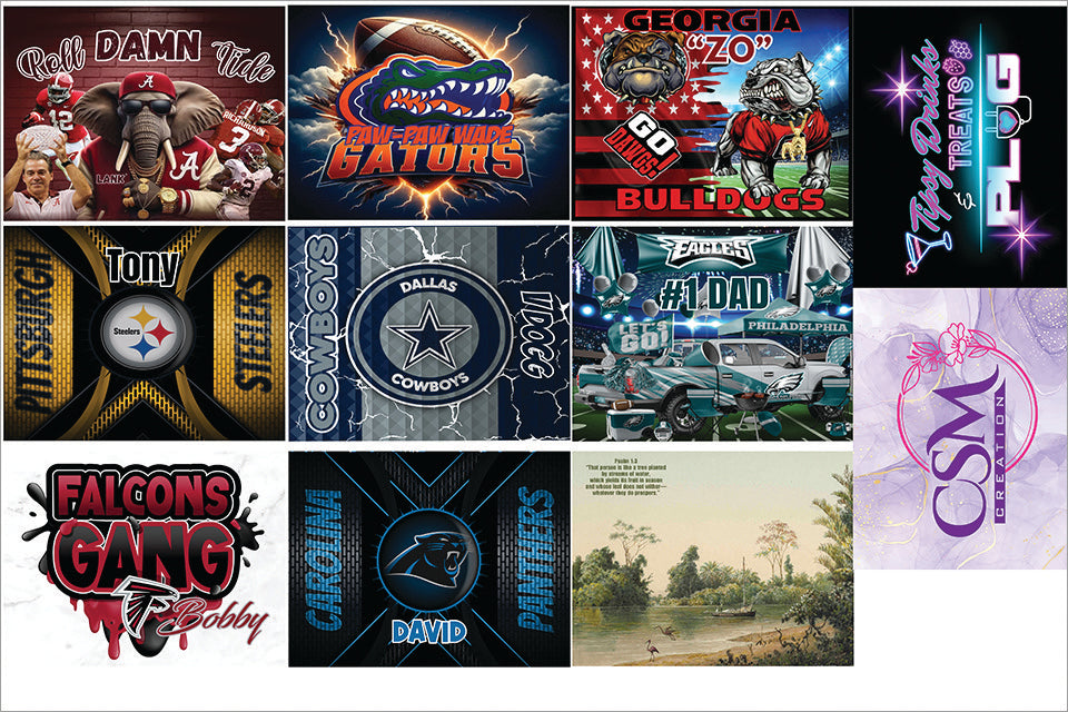 TV Table Gang Sheet Prints