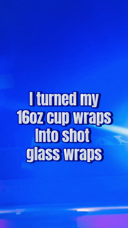 Shot Glass Sports Wraps