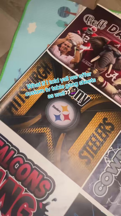 TV Table Gang Sheet Prints